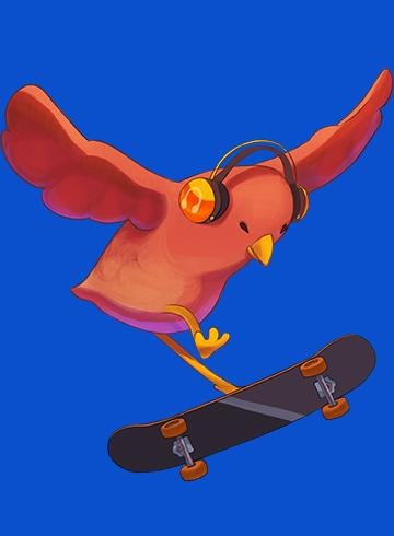 skatebird birds